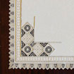 Образец Квадраты - образец вышивки углов салфеток и прямоугольной скатерти