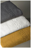 Махровые полотенца, цвет: антрацит, белый, охра