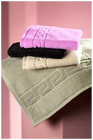 Махровые полотенца, цвет: фламинго, мокко, слоновая кость, песок