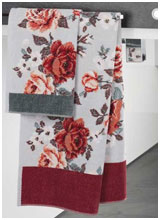 Шенилловые полотенца Rose