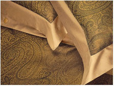 Шелковое постельное белье India, шелк с кашемиром