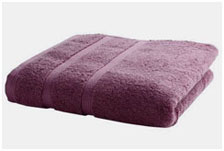 Махровое полотенце Organic Touch цвет сливы (plum)