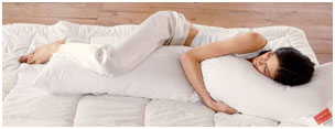 Удобная подушка для любителей спать на боку